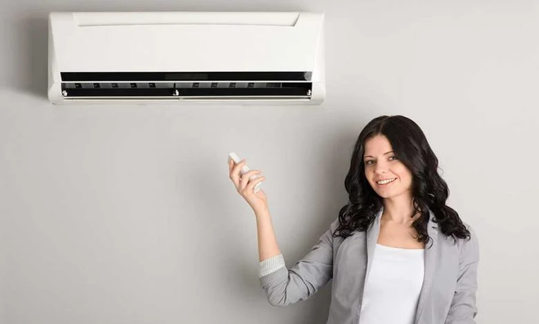 Where is the LG air conditioner reset button?