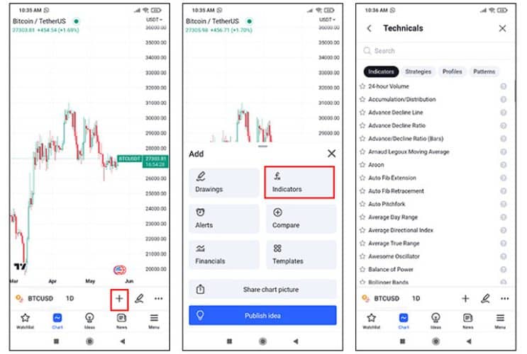 ترید | موبایل