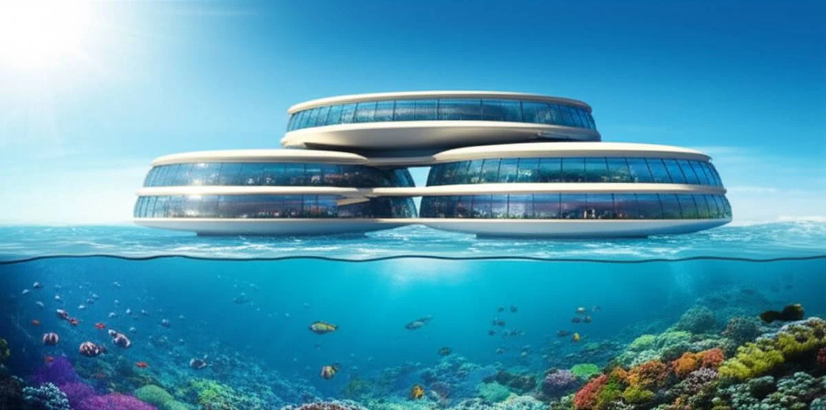 راهنمای جامع هتل های زیر دریایی دبی و مالدیو + بررسی پروژه Water Discus و قیمت های 2026