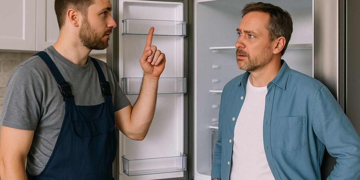 چرا لامپ داخلی یخچال کار نمیکند؟