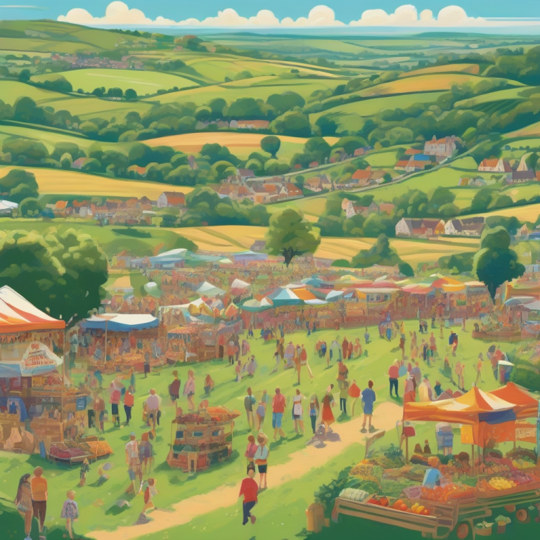 گلاستنبری (glastonbury) شهری با جشنواره های میوه و کشاورزی